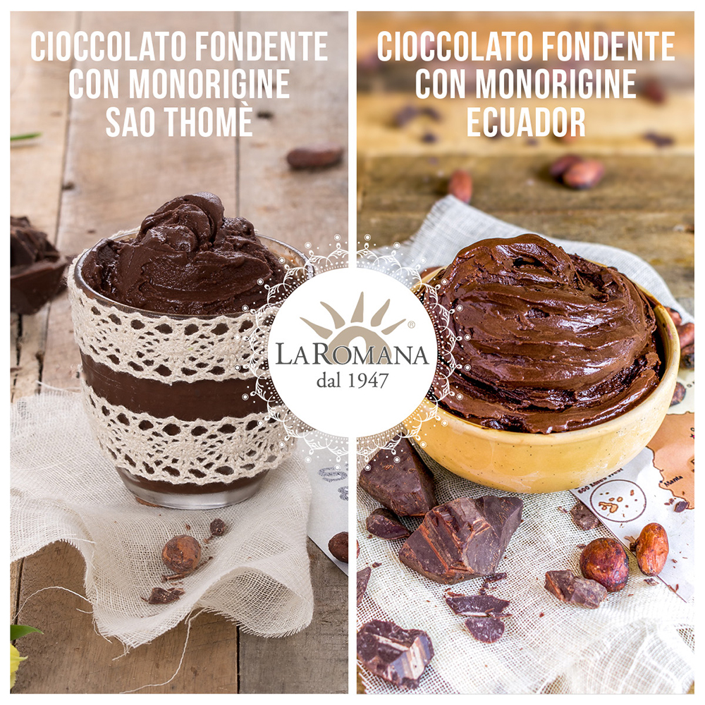 Cioccolato fondente con monorigine Ecuador vs Sao Thomè